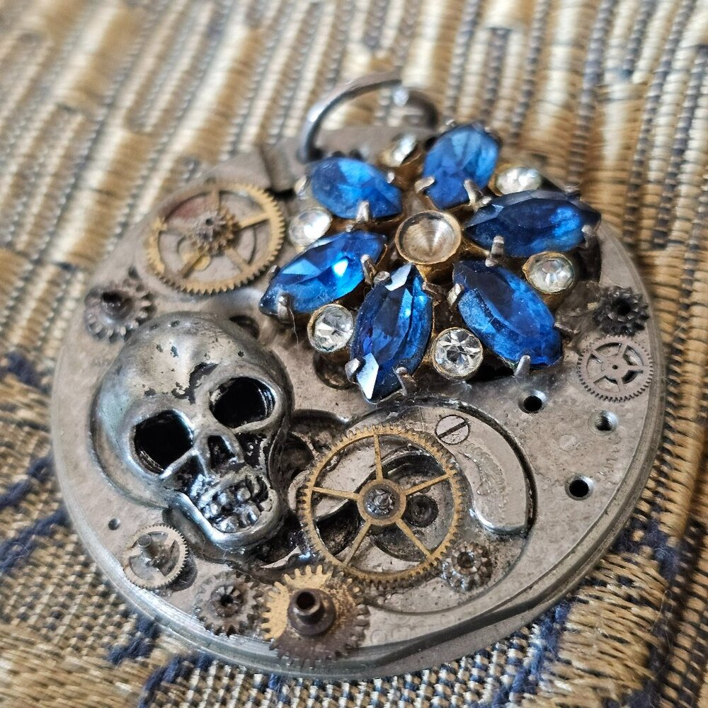 Custom made watch gut pendant